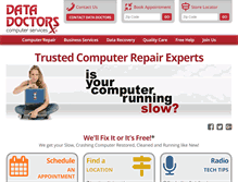 Tablet Screenshot of datadoctors.com